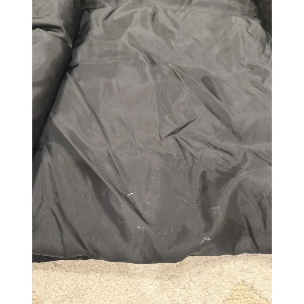 Aeropostale Black Quilted Heavyweight Puffer Vest Full Zip Size Small - Picture 11 of 13